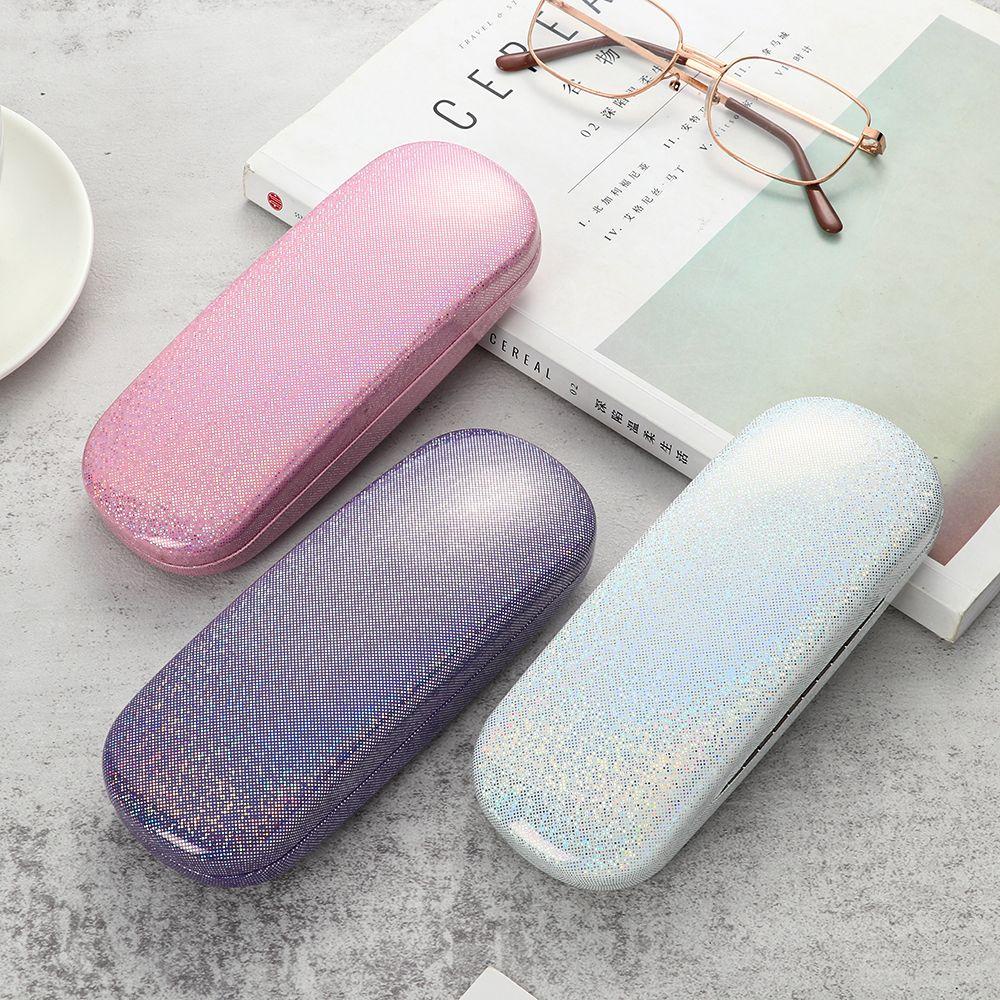 Hộp Đựng Mắt Kính Bằng Da PU Thiết Kế Nhỏ Gọn Thời Trang Cho Học Sinh Ốp