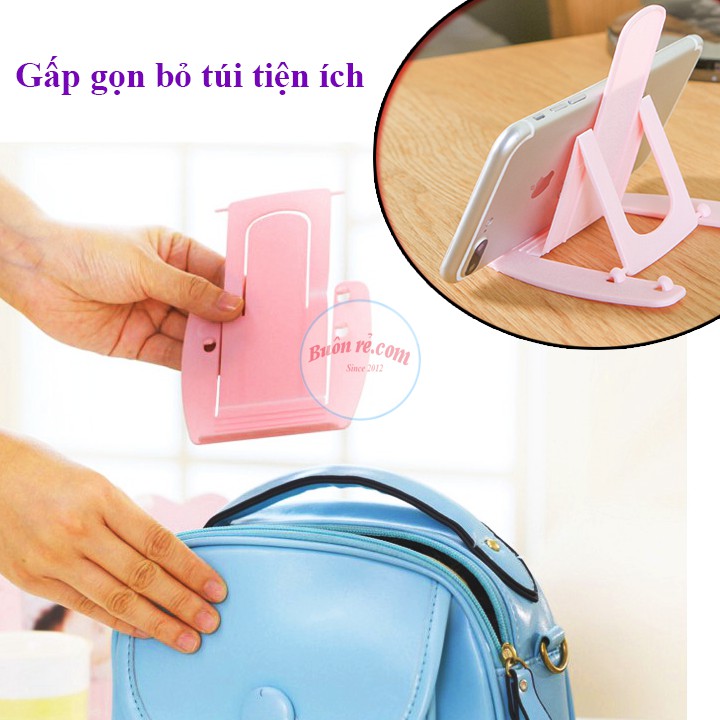 Giá đỡ điện thoại gấp gọn điều chỉnh độ cao thiết kế nhỏ gọn 01087 Buôn Rẻ