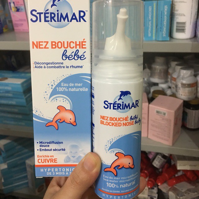 Xịt muối biển Sterimar kháng viêm
