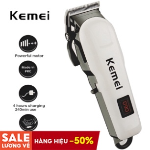 Tông Đơ Cắt Tóc Không Dây Chuyên Nghiệp Kemei KM-809A | Tông Đơ Cho Gia Đình Và Salon