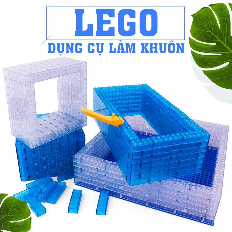 Dụng cụ làm khuôn - Lego xếp hình ngăn khuôn - Dụng cụ nặn tượng