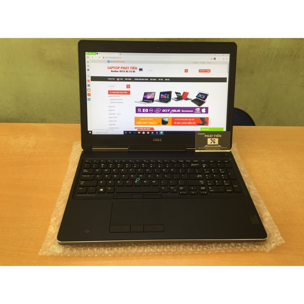 Dell Precision 7510 Cpu I7 6820HQ, Ram 8G, SSD 256G + HDD 500G , Vga AMD Radeon Pro WX 4130, Màn hình 15.6'' Full HD IPS | BigBuy360 - bigbuy360.vn