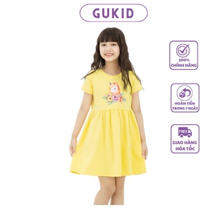 Váy bé gái GUKID Váy cho bé từ 18 to 40 kg , họa tiết dễ thương - GKV10