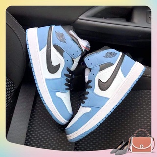 Giày thể thao Jd 1 cao xanh dương Cao giày thể thao hot trend2022 full box