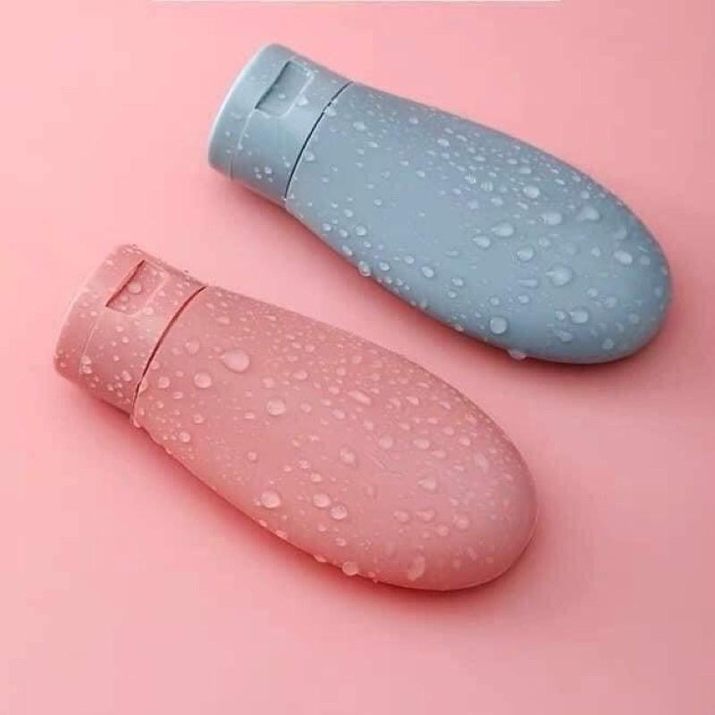 Sét 3 chai chiết mỹ phẩm, sữa tắm, dầu gội đi du lịch, dã ngoại 60ml - Tiện dụng, vệ sinh - Loki