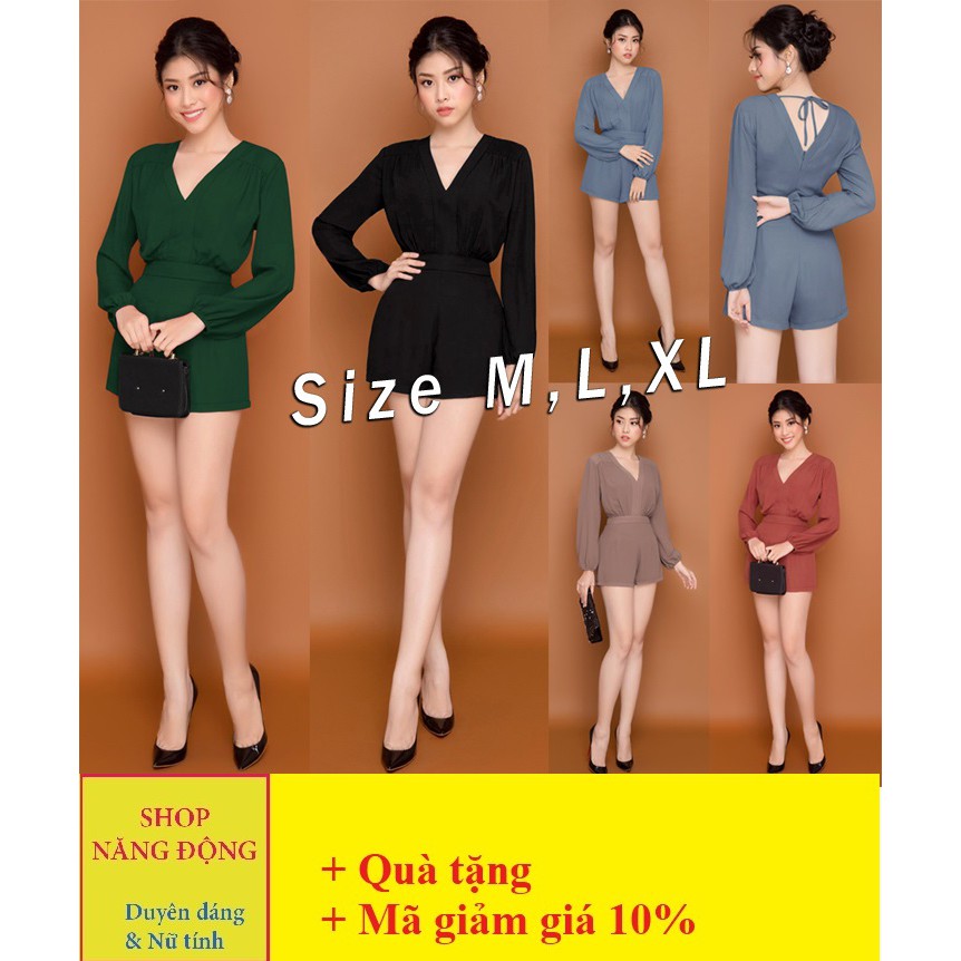 Jum Ngắn 💕FREESHIP💕 Jum Short cổ V tay dài xinh xắn TJ921 | BigBuy360 - bigbuy360.vn