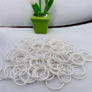 Nhẫn xoắn bạc ta cao cấp