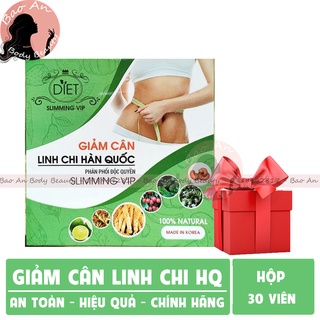Thực phẩm bảo vệ sức khỏe Slimming Vip - Linh Chi 30 viên [giảm cân linh chi hàn quốc]