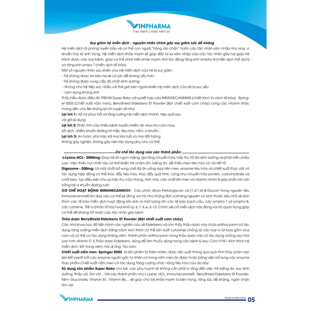 Super Baby - Kích thích tiêu hoá, ăn ngon miệng