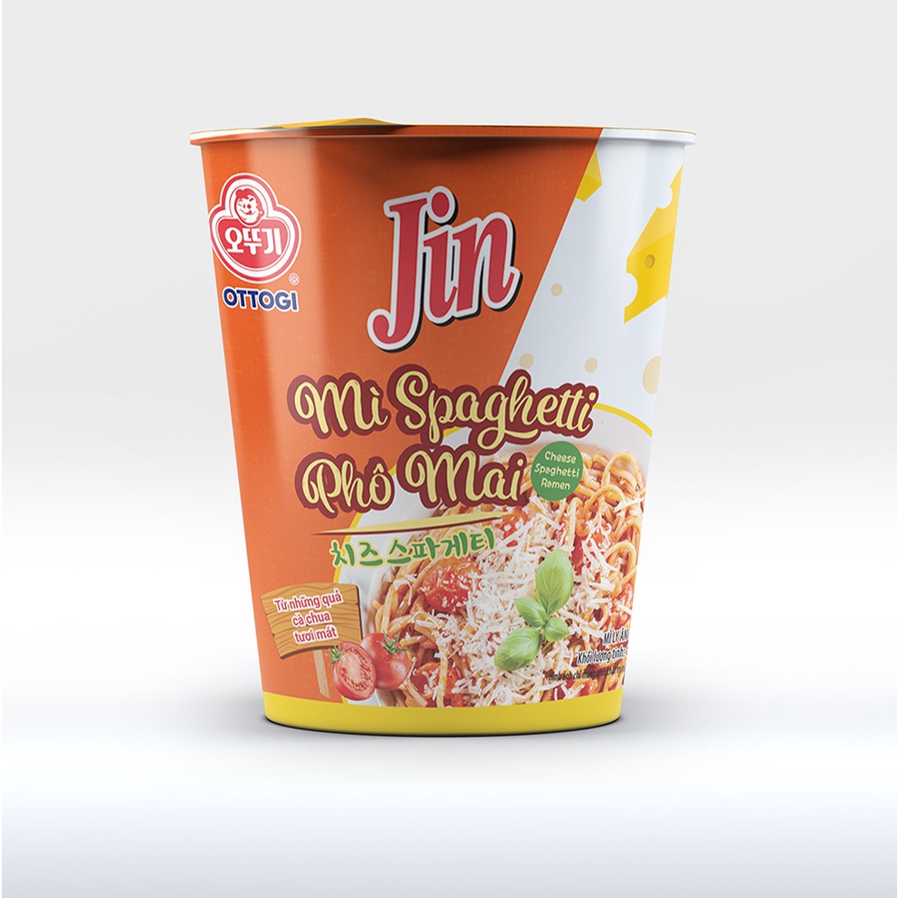 Mì ly spaghetti vị phô mai Ottogi 85g Hàn Quốc