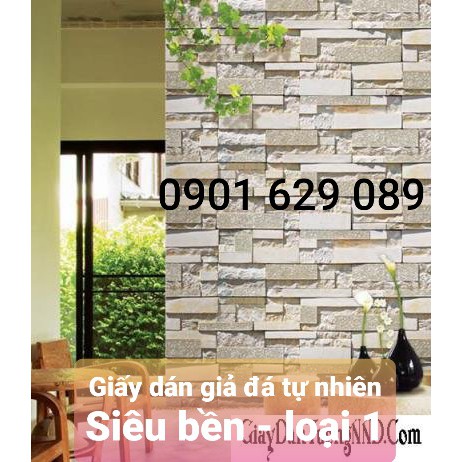 [SALE]  Giấy dán tường gạch 3D 10M x 45cm có sẵn keo tự thi công HÀNG LOẠI 1