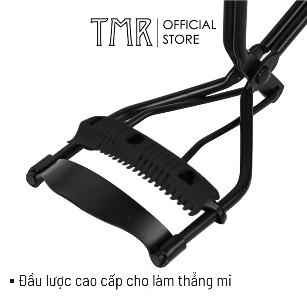 Kẹp bấm mi TMR có răng cưa chất liệu thép không gỉ, mi cong tự nhiên tơi