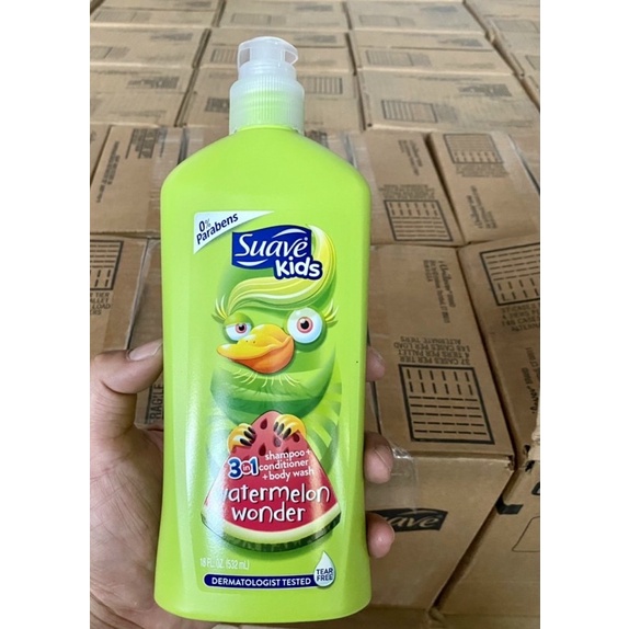 &lt;CHÍNH HÃNG&gt; Tắm gội xả 3in1 Suave kids 1.18l và 532ml