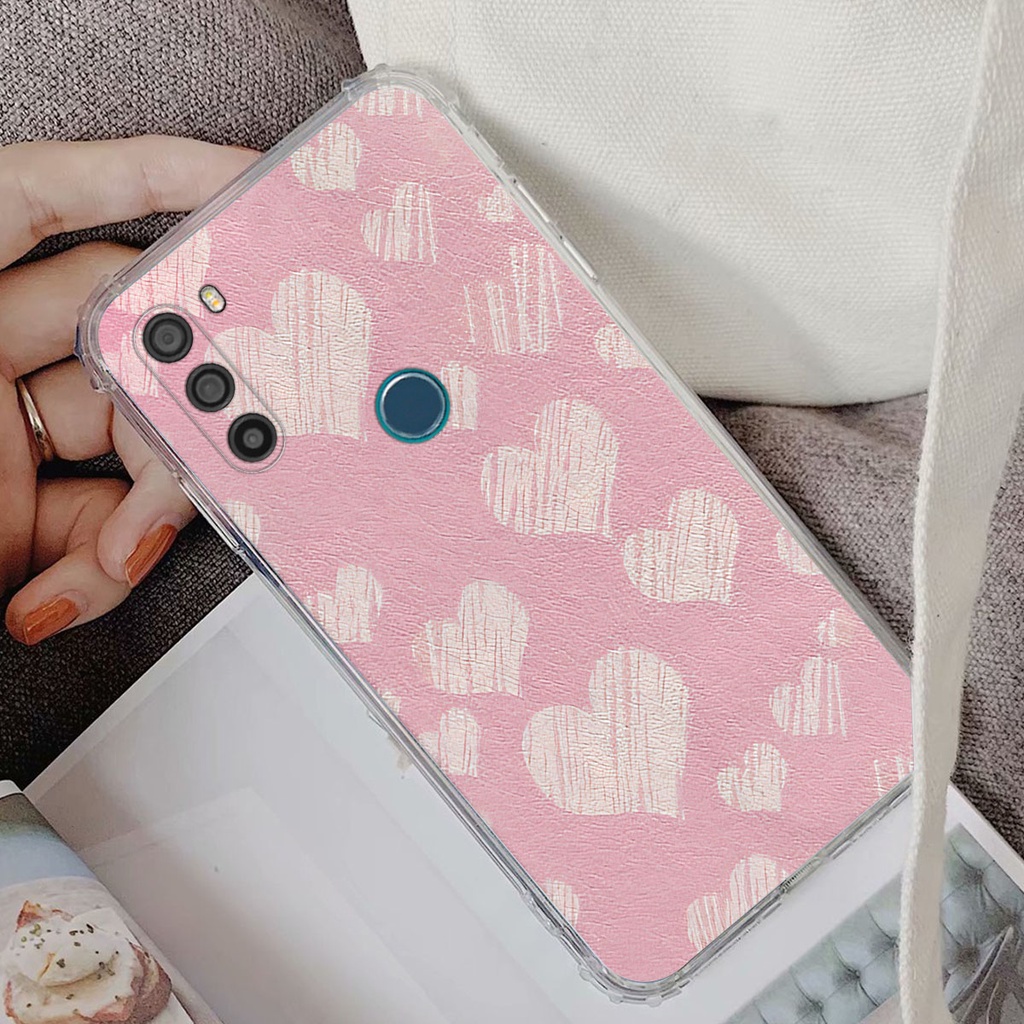 Ốp Vsmart Active 3 caro trái tim cá tính, thời trang siêu đẹp, siêu phong cách