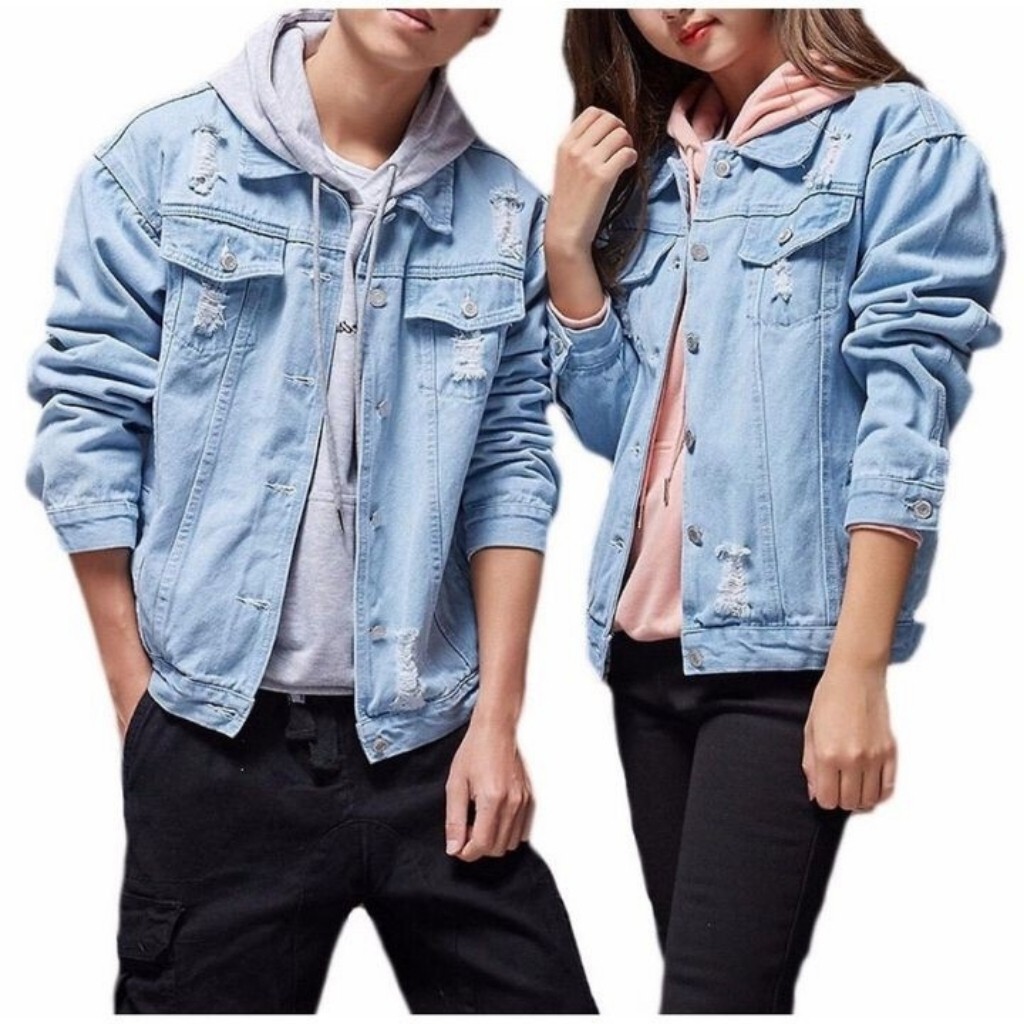 Áo Khoác Nam Vải Jean Cao Cấp Không Nhăn Không Xù Dễ Phối Đồ