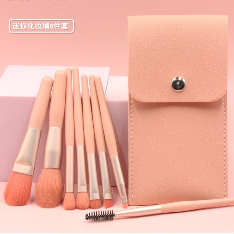 Set 8 cọ trang điểm lông mềm Mini