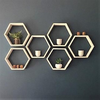 Kệ gỗ treo tường trang trí