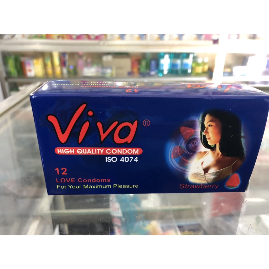 Bao Cao Su ViVa Hộp 12 Cái Siêu Mỏng
