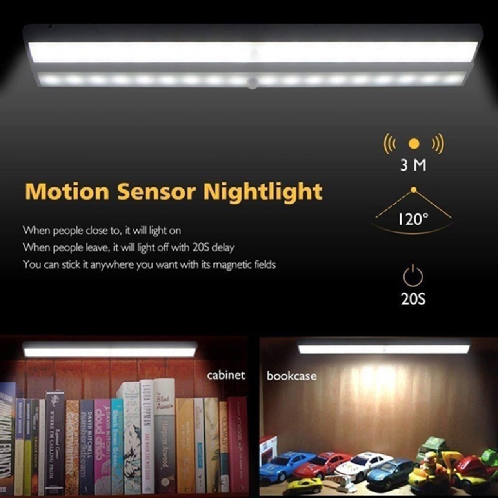 Đèn LED 10 Bóng Không Dây Có Cảm Biến Chuyển Động Hồng Ngoại Siêu Sáng Vn VN VN
