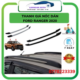 Thanh giá nóc dán xe FORD RANGER XLT, XLS 2016-2021, Giá nóc lắp chung Ranger, BT 50, Triton, Navara
