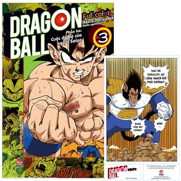 Truyện tranh - Dragon Ball Full Color - Phần ba: Cuộc đổ bộ của người Saiya