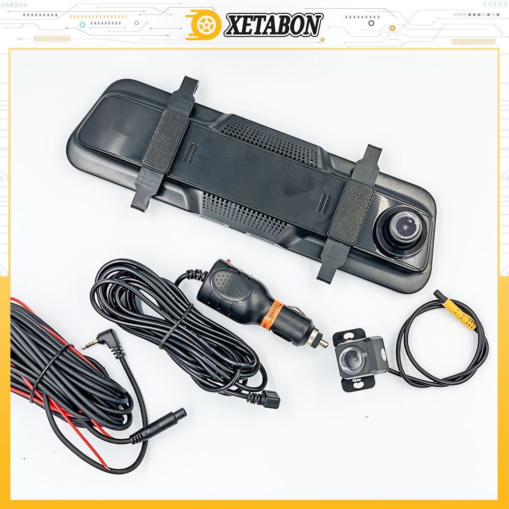 Camera hành trình ô tô X10 Xetabon,Cam hành trình gương trước sau full HD hỗ trợ quay đêm BH 12T | WebRaoVat - webraovat.net.vn