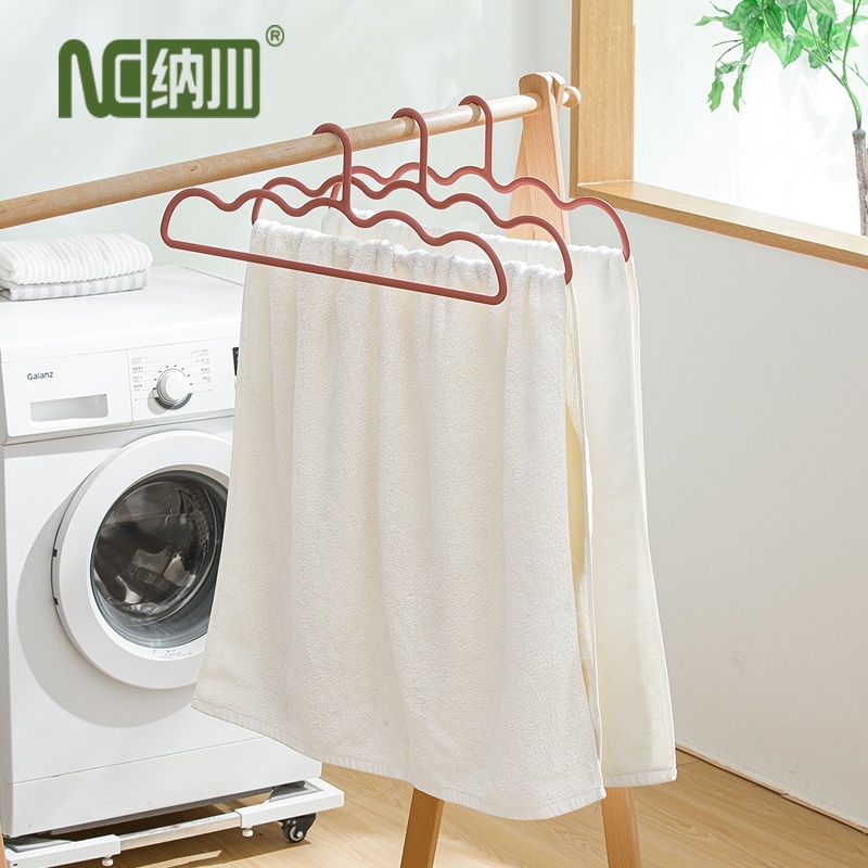 Móc, Mắc Treo Quần Áo Có Thể Phơi Được Chăn Màn Size Lớn Trắng 3 PCS Nachuan