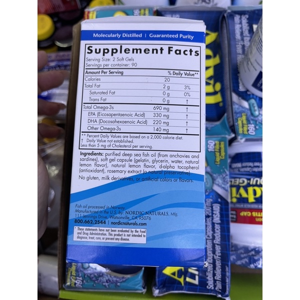 Nordic Naturals DHA Omega_3 -Cải Thiện Huyết Áp. Tim Mạch, trí não