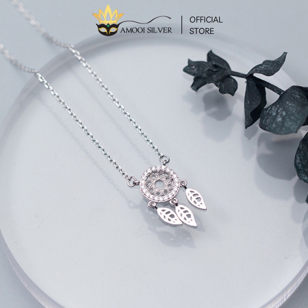 Dây Chuyền Bạc S925 Dream Catcher Đính Đá Lấp Lánh - Amooi Silver AD49