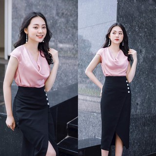 ❣️FREESHIP❣️ÁO CỔ ĐỔ SIÊU HOT NANA