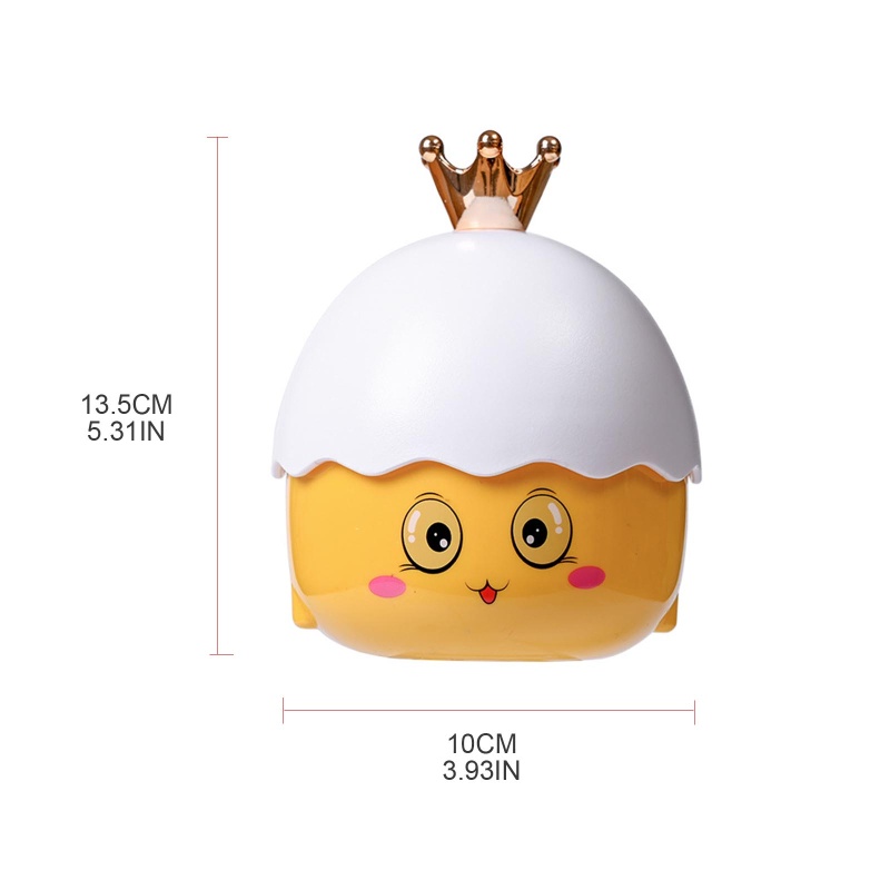 Hộp Đựng Dây Buộc Tóc Hình Vỏ Trứng Dễ Thương Cho Bé Gái