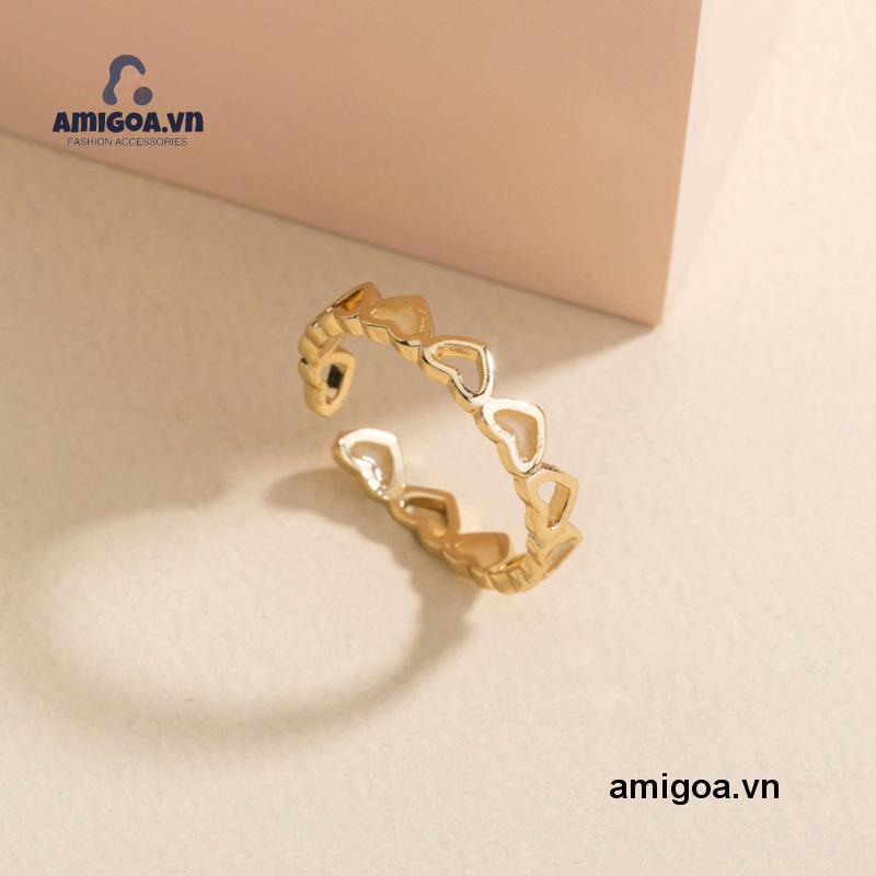 Nhẫn Hình Trái Tim Phát Quang Có Thể Điều Chỉnh Sáng Tạo