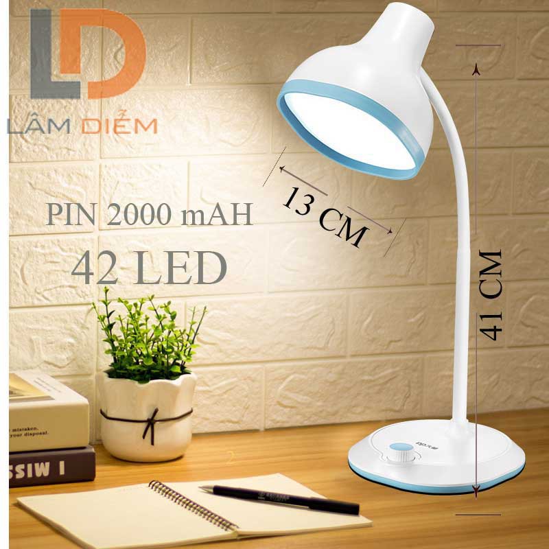 ĐÈN BÀN HỌC BÀN LÀM VIỆC CAO CẤP SẠC USB 42 LED SIÊU SÁNG CHỐNG CẬN THỊ DP X003