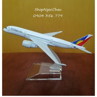Mô hình máy bay tĩnh A350 Philippine Airlines 16cm
