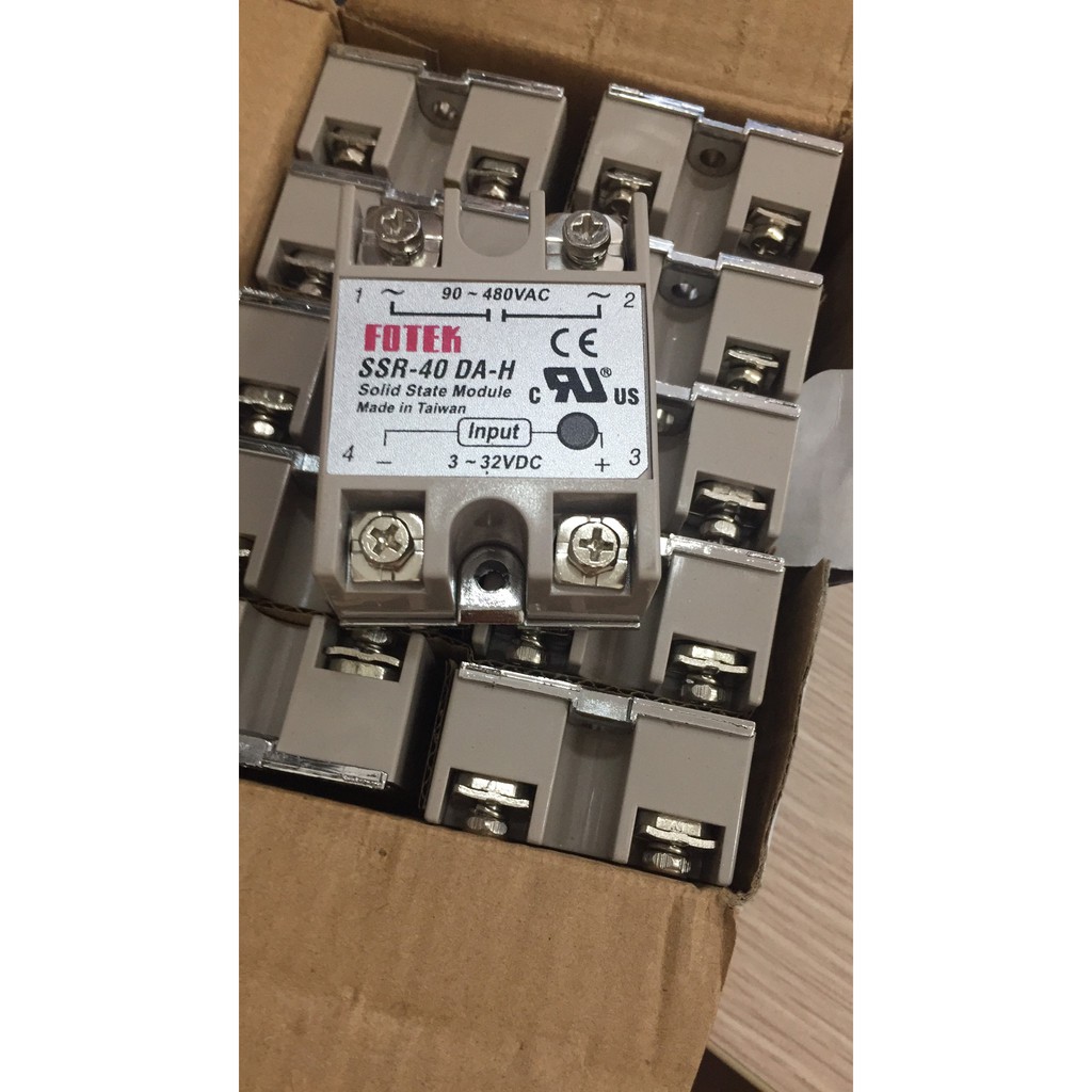 Rơ  le bán dẫn, Solid State Module SSR - 40DA 40VA 40AA  Fotek