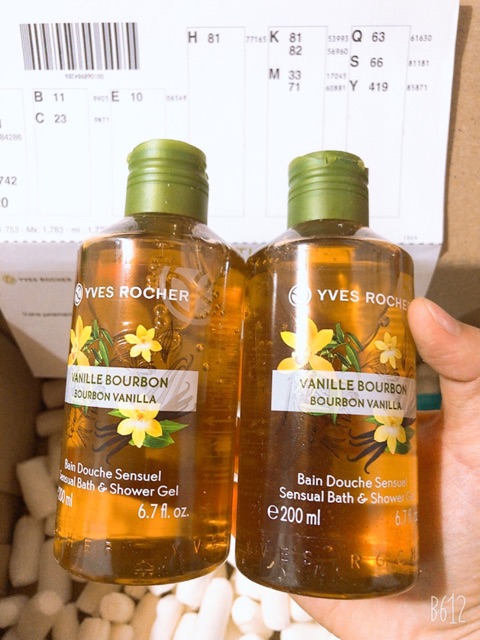 Gel tắm BOURBON VANILLA BATH AND SHOWER GEL