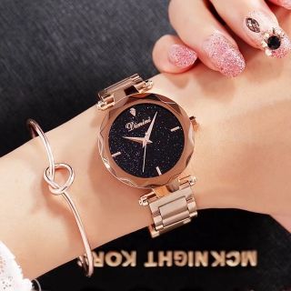 Đồng hồ nữ DIMINI mặt 3D dây kim loại - HÀNG CHÍNH HÃNG