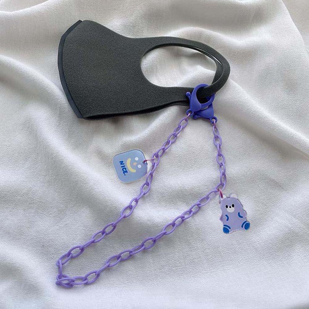 Dây Đeo Giữ Mắt Kính Bằng Acrylic Họa Tiết Hoạt Hình Chống Thất Lạc Tiện Dụng