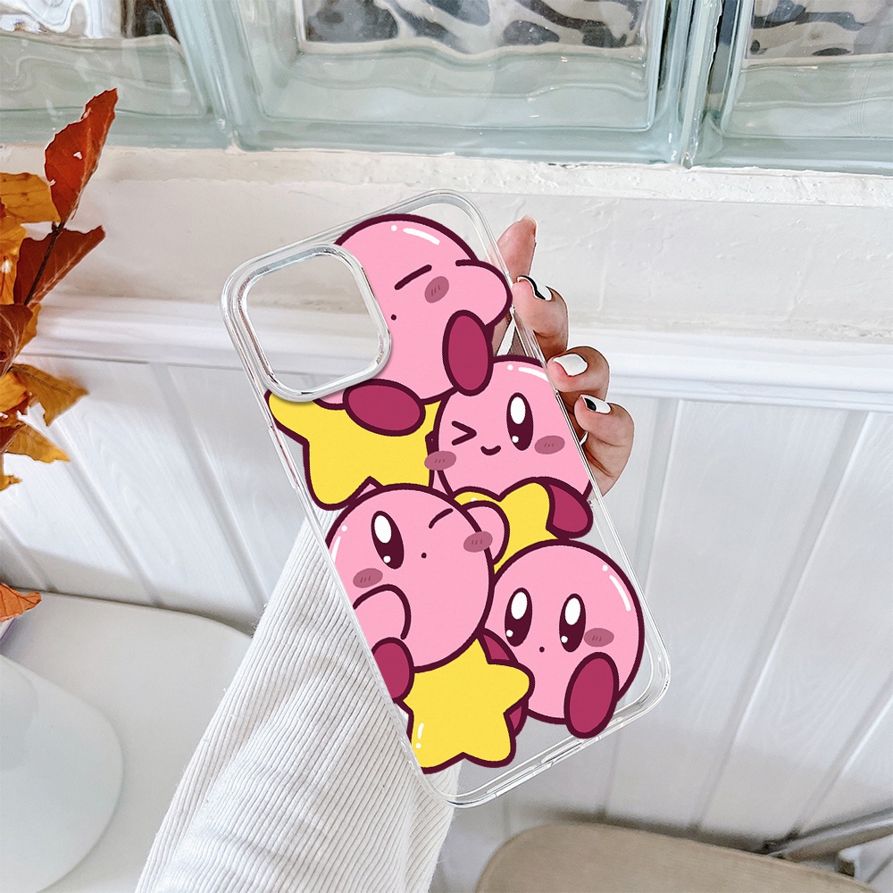 Ốp Điện Thoại Tpu Dẻo In Hình game Kirby Cho iPhone 11 12 13 pro max XS X XR XSMax 7 8 6 6s plus 5 4 SE 2020