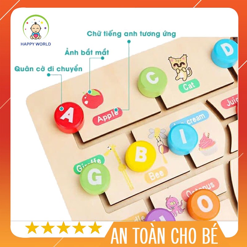 Bảng mê cung chữ cái ABC