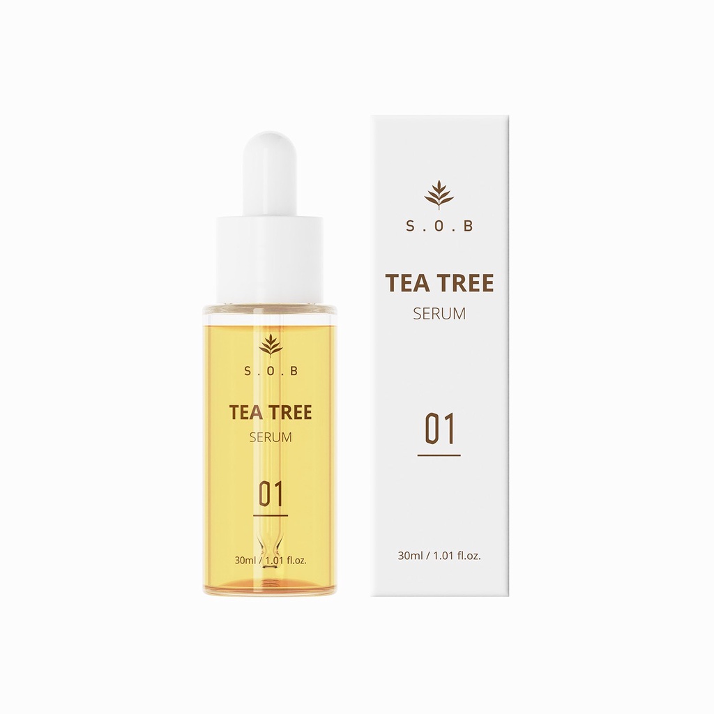 Tinh chất giảm thâm ngăn ngừa mụn phục hồi da S.O.B TEA TREE SERUM 30ml