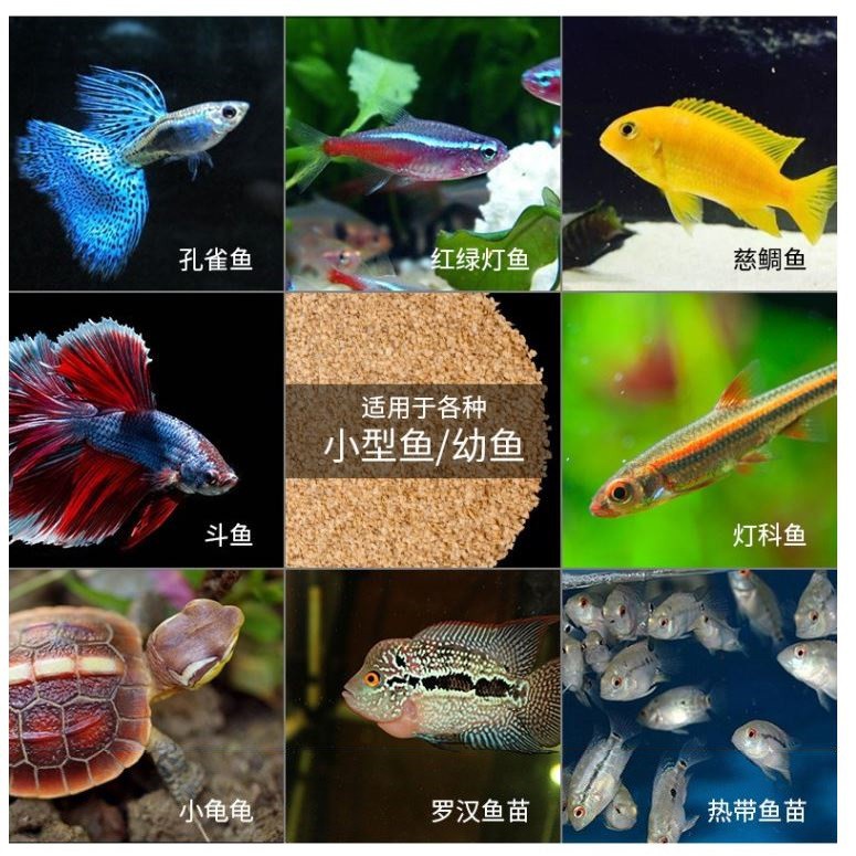 Thức ăn Bobo sấy khô  -cám dinh dưỡng cho cá cảnh - betta-guppy -phụ kiện thủy sinh-Shopleo