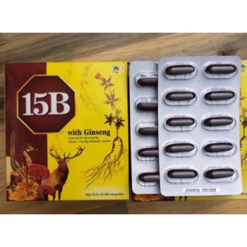 Viên uống bổ sung Vitamin 15B ginseng 100 viên | BigBuy360 - bigbuy360.vn