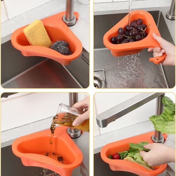 Khay Lọc Rác Cổ Thiên Nga Thông Minh, Rổ Lọc Rác Bồn Rửa Bát Đa Năng Tiện Lợi