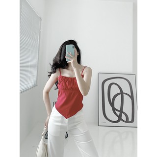 Yu cherry | áo nữ scarf waist cami top ya359