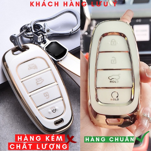 Ốp bảo vệ chìa khóa Hyundai Santafe , Tucson 2022 Cao Cấp