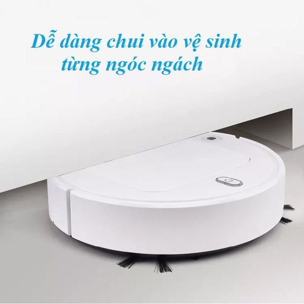 Robot hút bụi lau nhà A8, Rô bốt hút bụi lập trình dọn dẹp, Hút, Quét, Lau, Cảm biến thông minh,phun sương đa năng