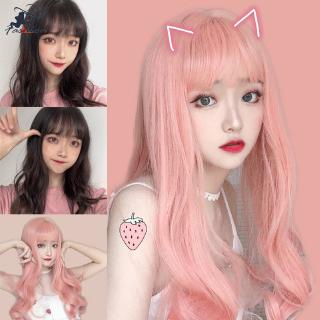 Bộ tóc giả dài uốn xoăn chuyên dụng trong cosplay
