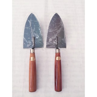 Bay xây ( dụng cụ thi công xây dựng ) Lưỡi Thép xanh Cán Gỗ 33x10cm.GIA MỸ