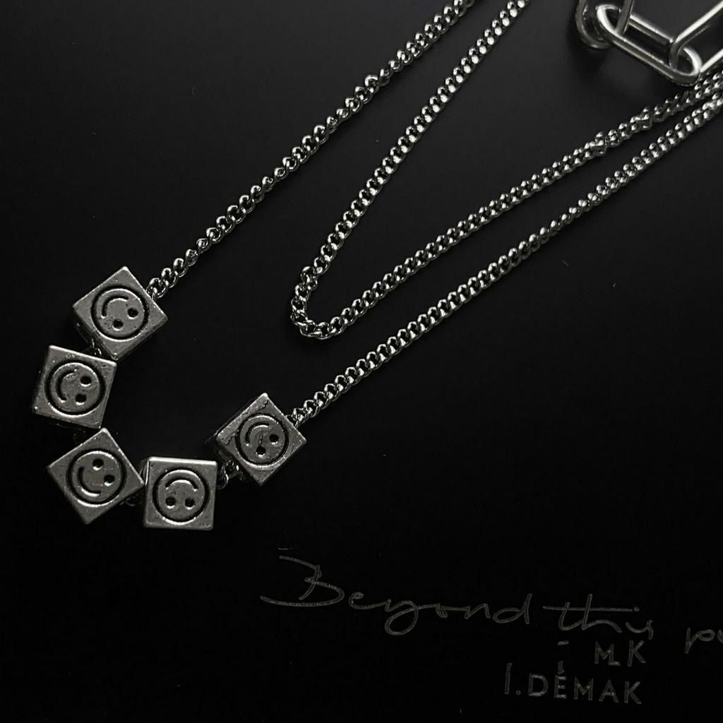 Dây Chuyền Mặt Hình Xúc Xắc May Mắn 22570 Nhiều Lớp